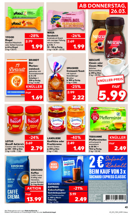Kaufland Angebote ab 26.03.26 bis 01.04.26