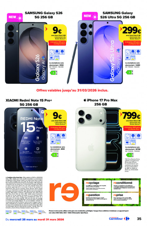 Carrefour Dépliant 25.03.2026