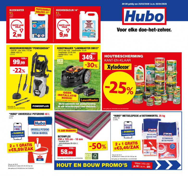 Hubo 25.03.26 - 05.04.26