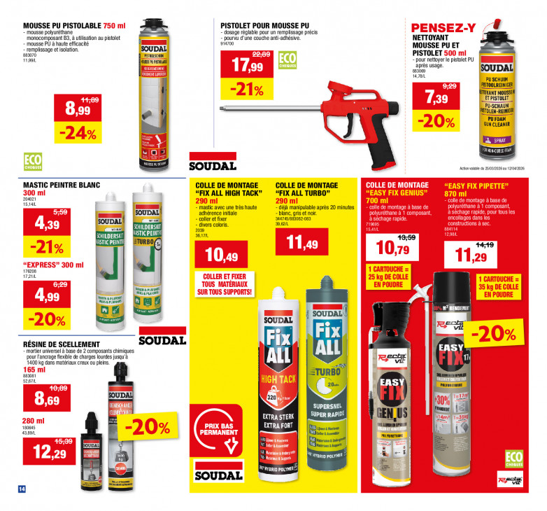 Hubo Dépliant 25.03.2026