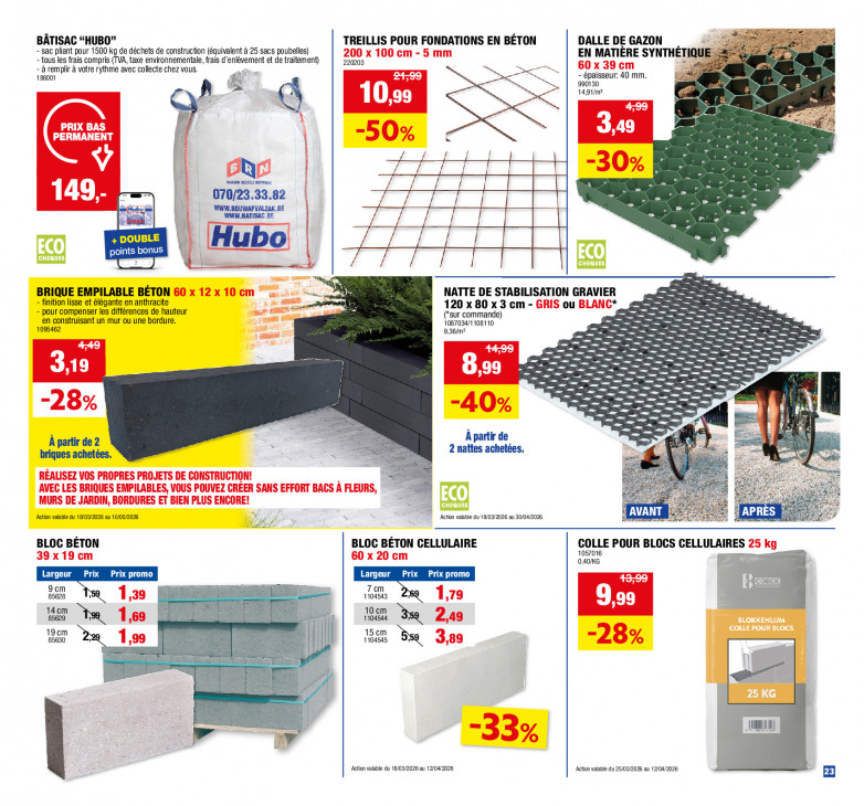 Hubo Dépliant 25.03.2026