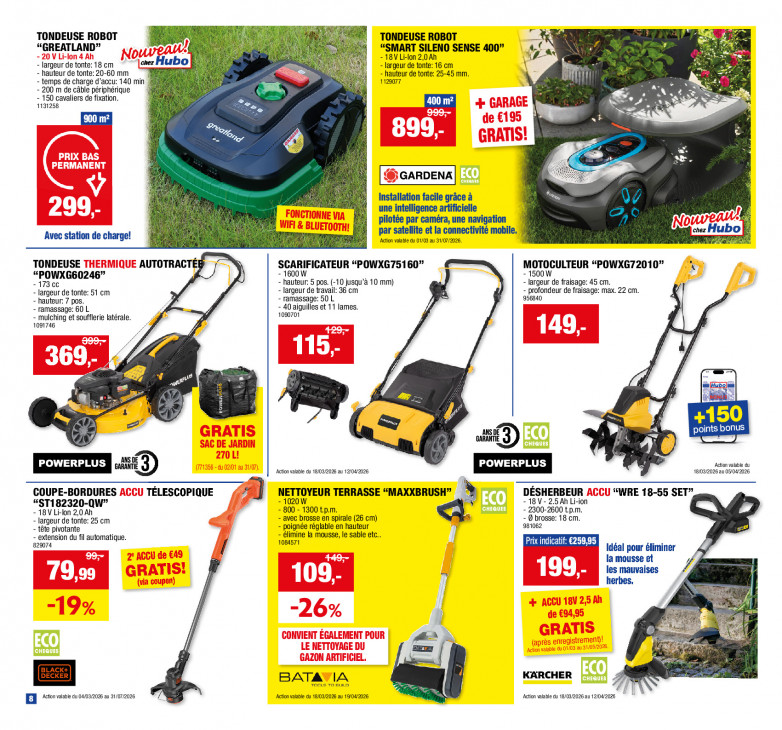 Hubo Dépliant 25.03.2026