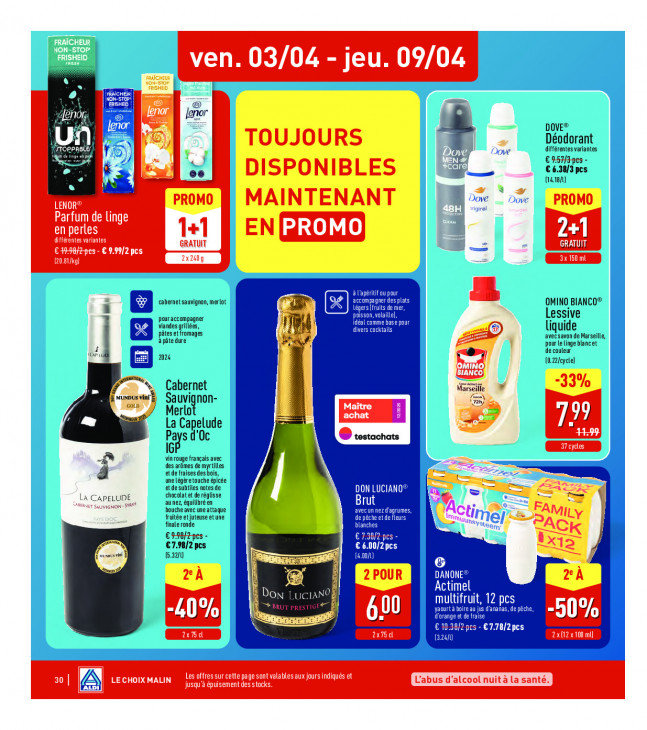Aldi Dépliant 30.03.2026