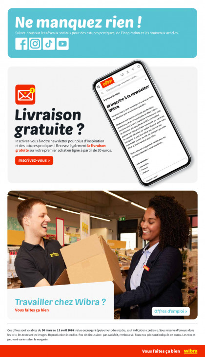 Wibra Dépliant 30.03.2026