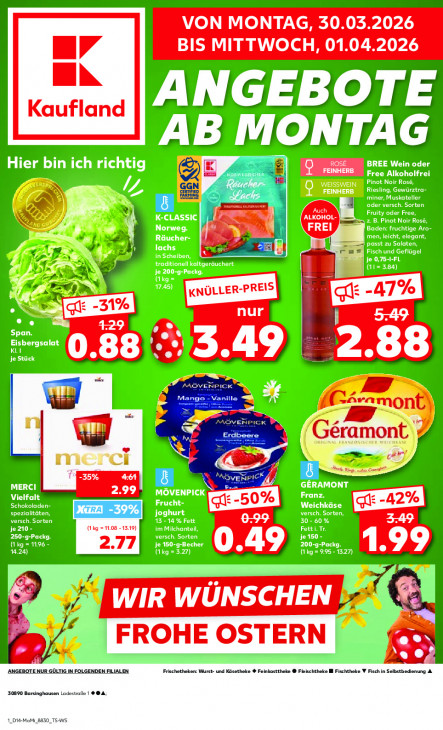 Kaufland Angebote ab 30.03.26 bis 01.04.26