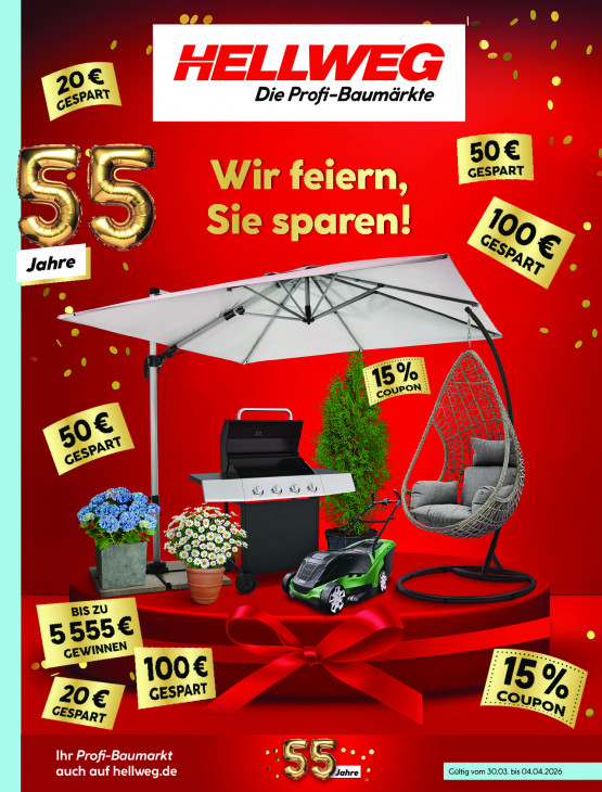 Hellweg Baumarkt Angebote ab 30.03.26 bis 04.04.26