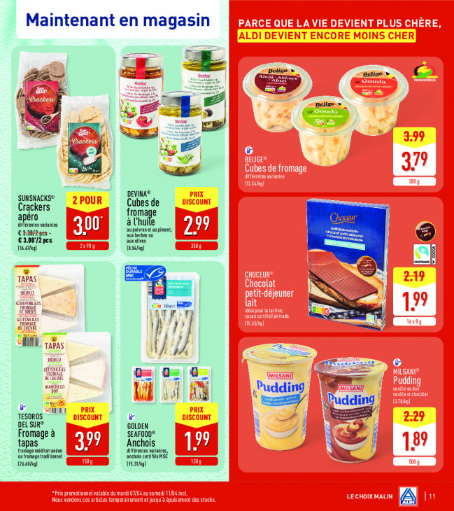 Aldi Dépliant 07.04.2026
