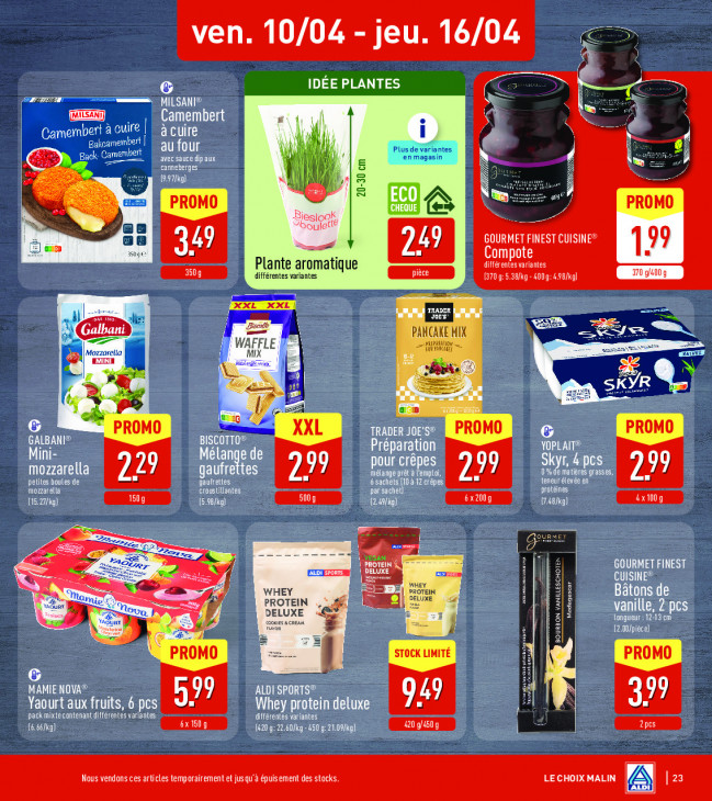 Aldi Dépliant 07.04.2026