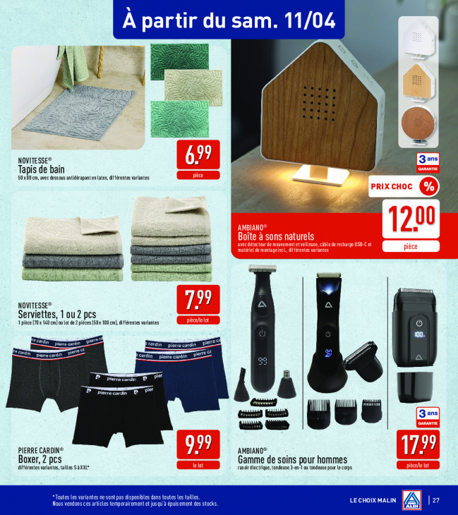 Aldi Dépliant 07.04.2026