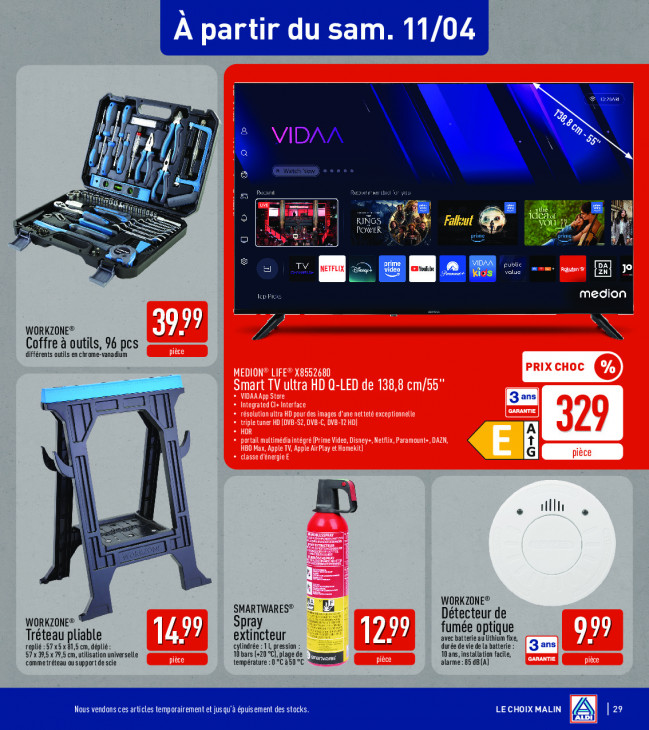 Aldi Dépliant 07.04.2026