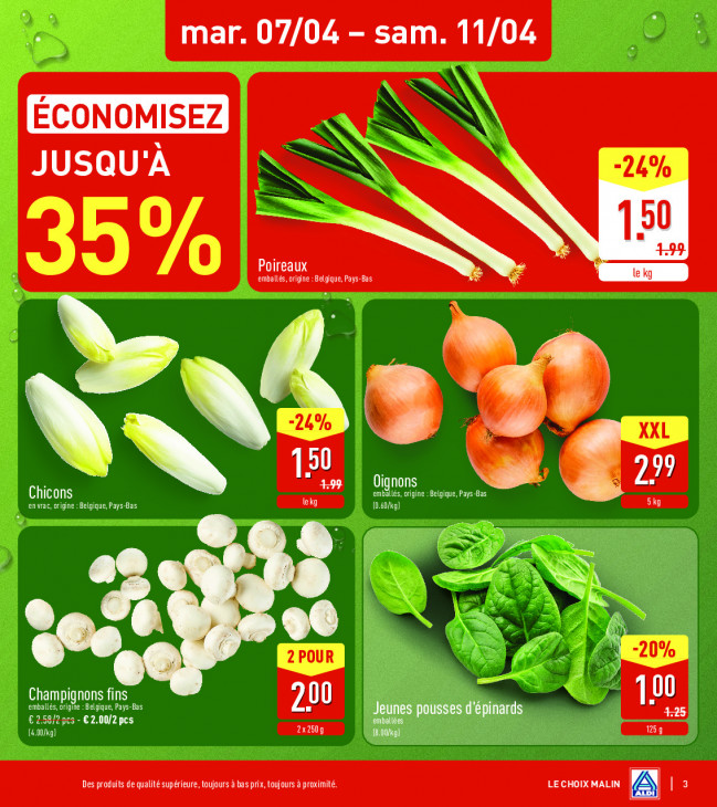 Aldi Dépliant 07.04.2026