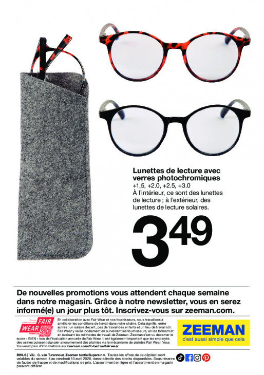 Zeeman Dépliant 04.04.2026