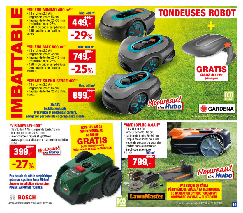 Hubo Dépliant 01.04.2026