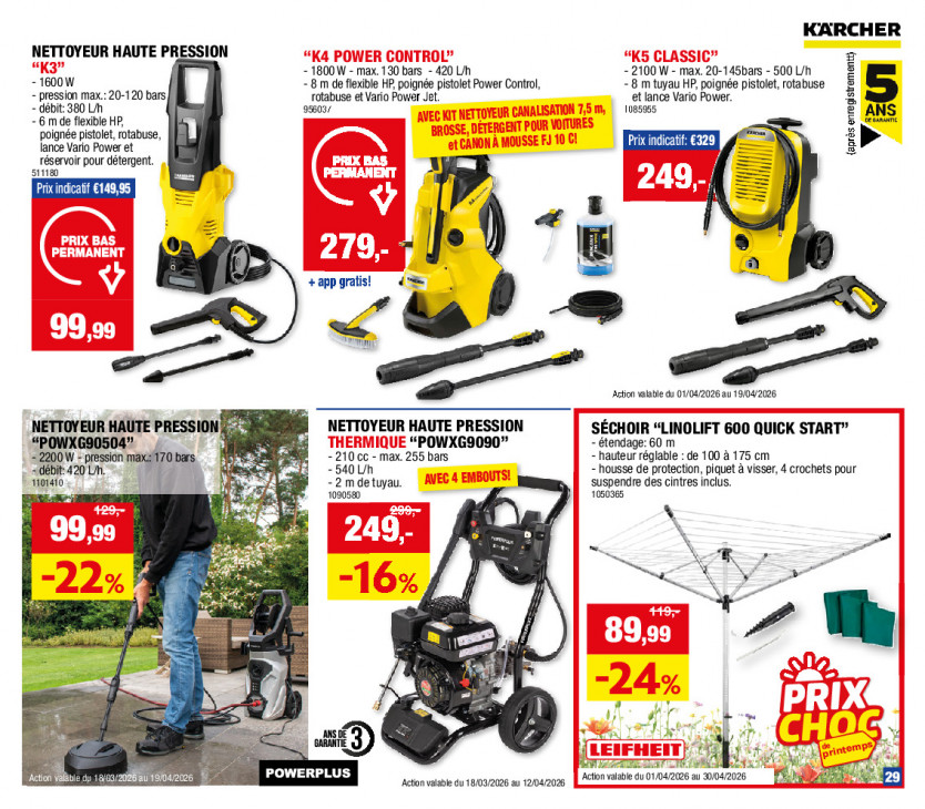 Hubo Dépliant 01.04.2026