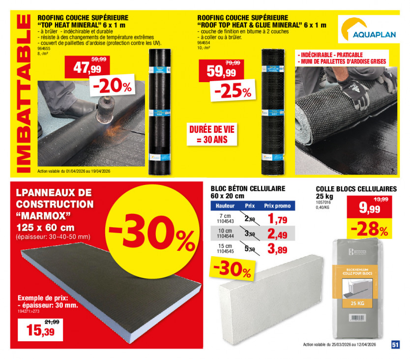 Hubo Dépliant 01.04.2026