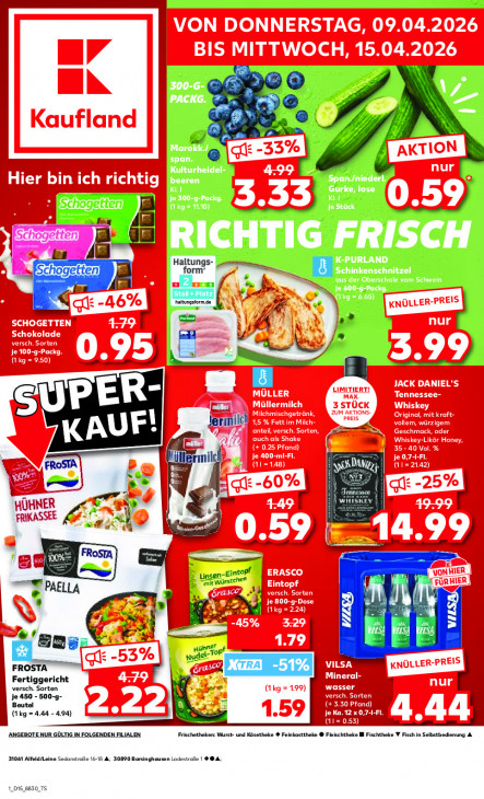 Kaufland Angebote ab 09.04.26 bis 15.04.26