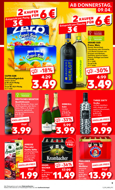 Kaufland Angebote ab 09.04.26 bis 15.04.26