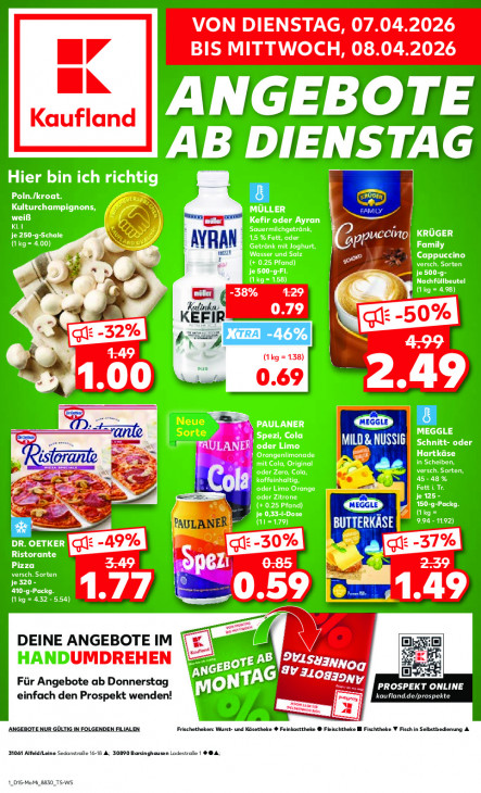 Kaufland Angebote ab 07.04.26 bis 08.04.26