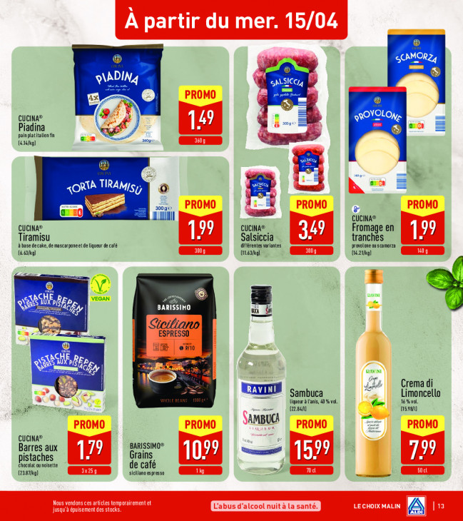 Aldi Dépliant 13.04.2026