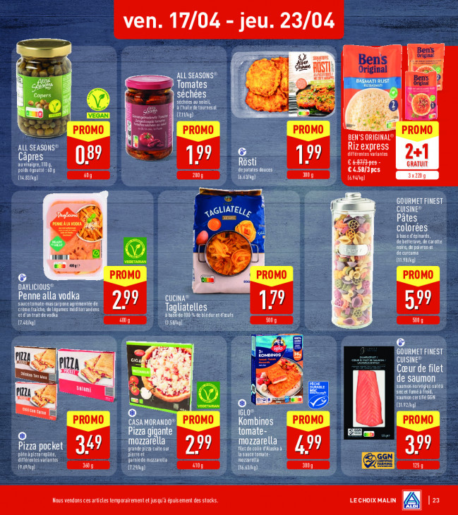 Aldi Dépliant 13.04.2026