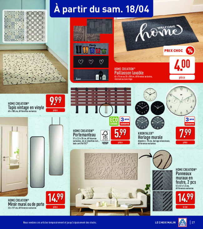 Aldi Dépliant 13.04.2026