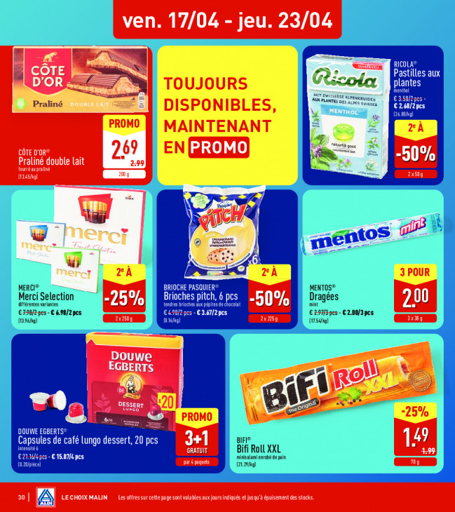 Aldi Dépliant 13.04.2026