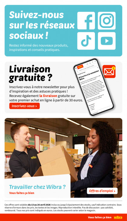 Wibra Dépliant 13.04.2026