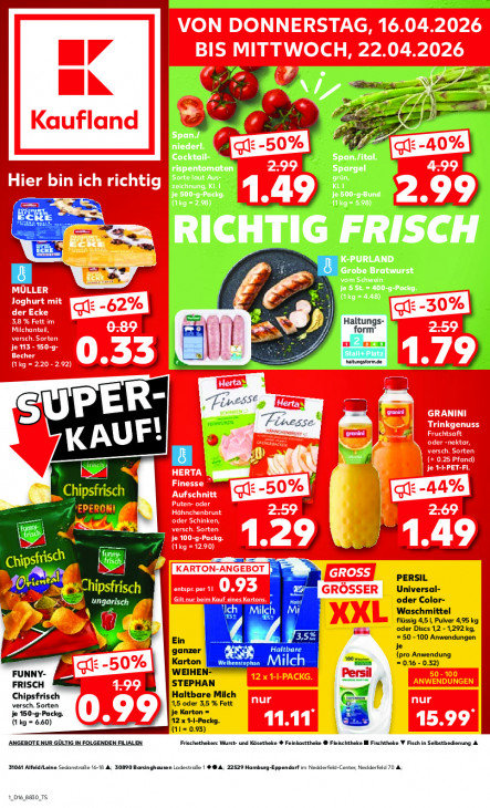 Kaufland Angebote ab 16.04.26 bis 22.04.26