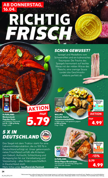 Kaufland Angebote ab 16.04.26 bis 22.04.26