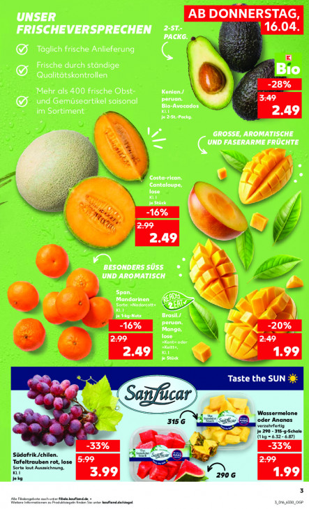 Kaufland Angebote ab 16.04.26 bis 22.04.26