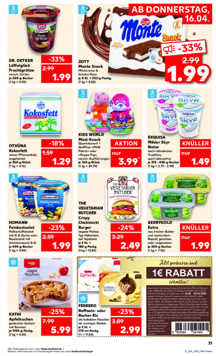 Kaufland Angebote ab 16.04.26 bis 22.04.26