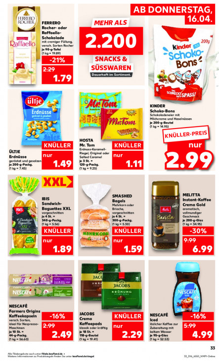 Kaufland Angebote ab 16.04.26 bis 22.04.26