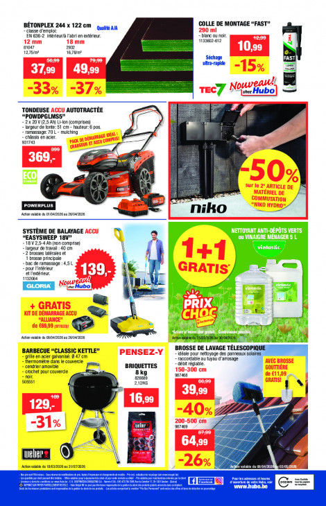 Hubo Dépliant 08.04.2026