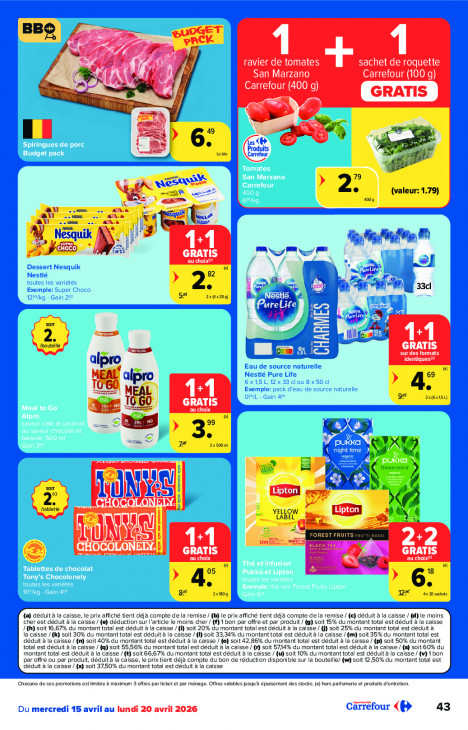 Carrefour Dépliant 15.04.2026