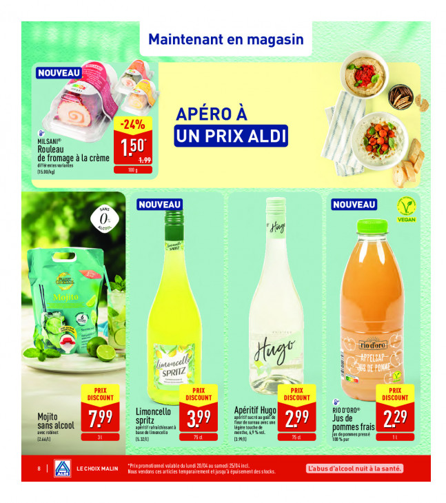 Aldi Dépliant 20.04.2026