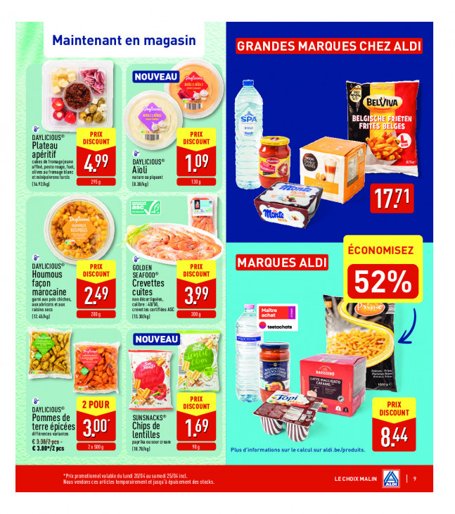 Aldi Dépliant 20.04.2026