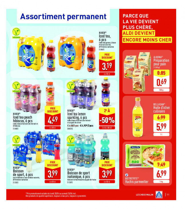 Aldi Dépliant 20.04.2026