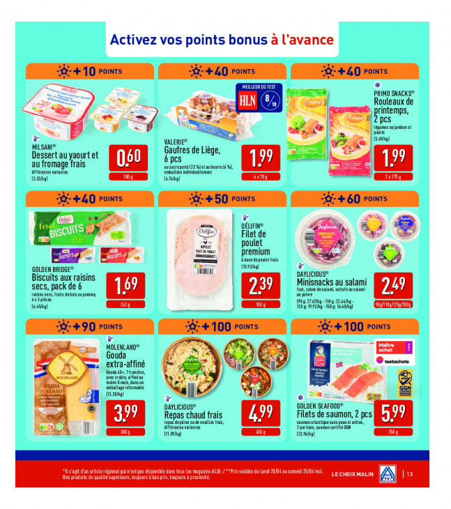 Aldi Dépliant 20.04.2026