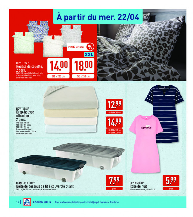 Aldi Dépliant 20.04.2026