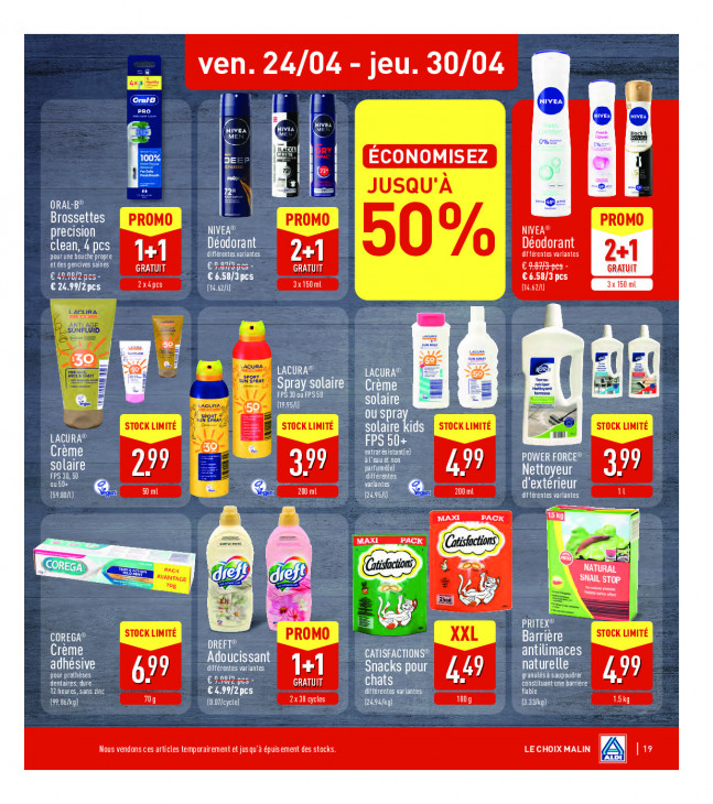 Aldi Dépliant 20.04.2026