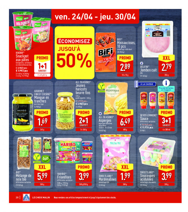 Aldi Dépliant 20.04.2026