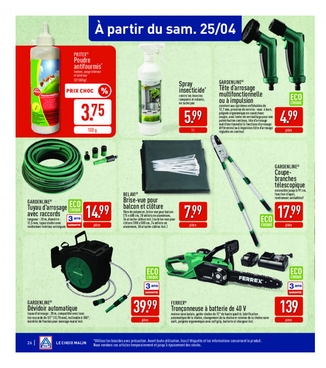 Aldi Dépliant 20.04.2026