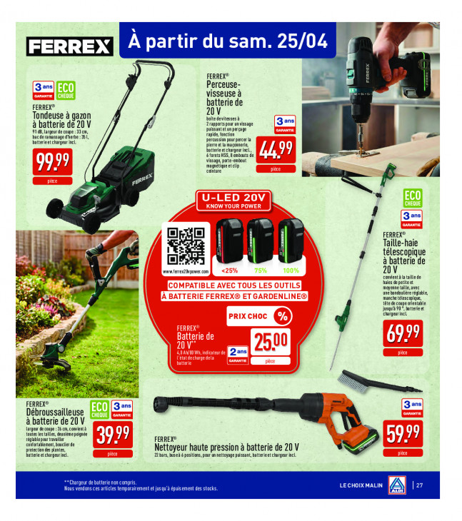 Aldi Dépliant 20.04.2026
