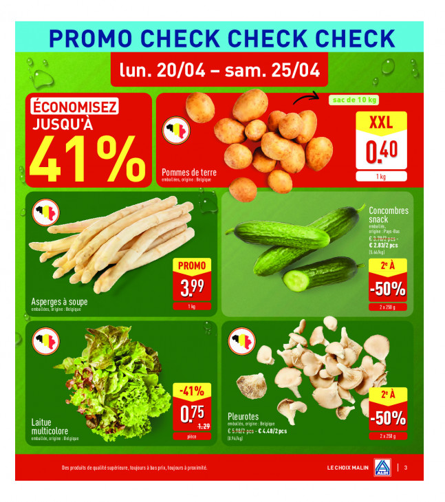 Aldi Dépliant 20.04.2026