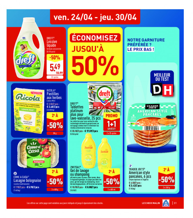 Aldi Dépliant 20.04.2026
