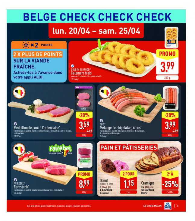 Aldi Dépliant 20.04.2026