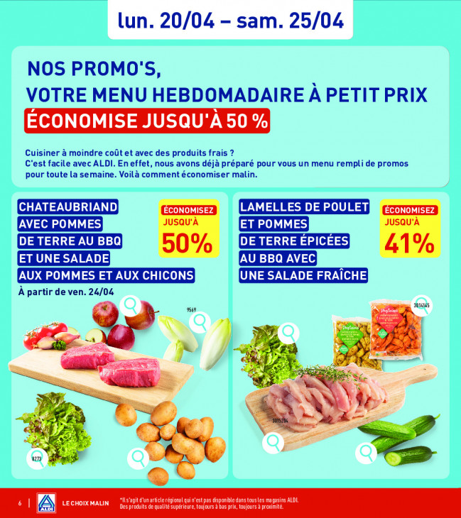 Aldi Dépliant 20.04.2026
