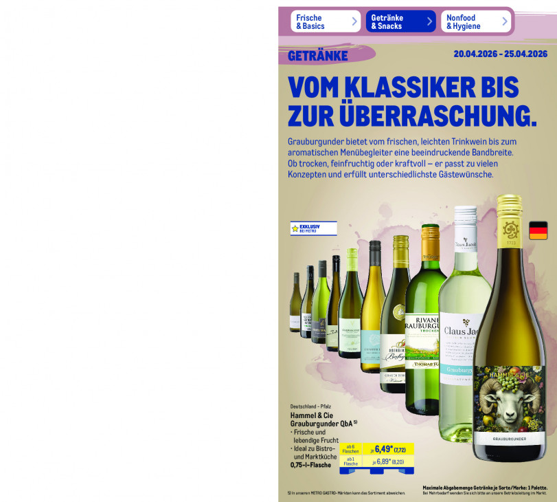 Metro Angebote ab 20.04.26 bis 25.04.26