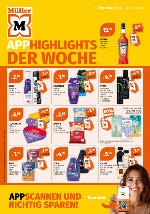 Müller Angebote ab 20.04.26 bis 26.04.26