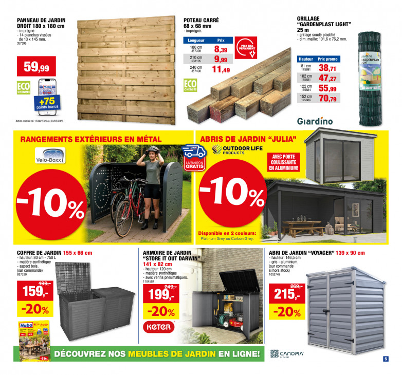 Hubo Dépliant 22.04.2026